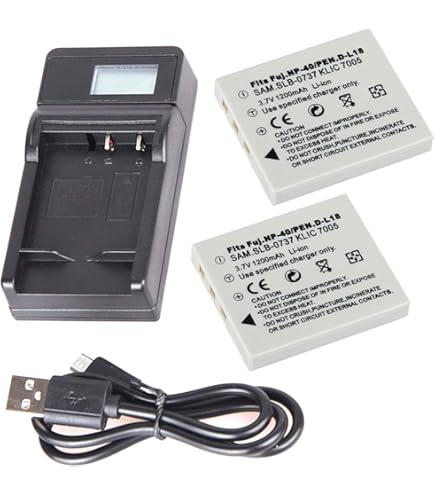 Amazon.com : Digital Camera Battery and Charger Replacement for
