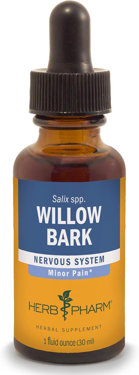 Herb Pharm Willow Bark Liquid Extract for Minor Pain - 1 Ounce