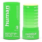 Human Essentials Natural Deodorant | Alumium Free, Plant-Based, Baking Soda & Plastic Free | Long-Lasting Protection for Sensitive Skin | Vegan and Eco-Friendly MADE IN USA