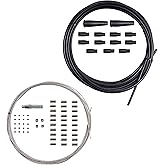 MOTOMASTER Universal Throttle Cable Repair Kit, Build Your Own Throttle Cable Kit, DIY Throttle Cable Compatible with MOTORCYCLE ATV UTV Yamaha Honda BMW Kawasaki Suzuki Ducati Triumph KTM Aprilia