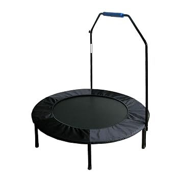 Aleko Bth40bk Fitness Cardio Trampolin Mit Stabilisierende Lenker