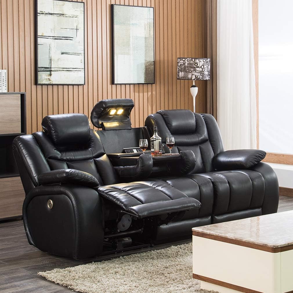 Amazon Com Reclining Sofa Home Theater Seating Power Sofa Theater