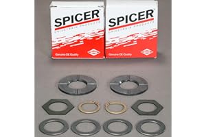 NATIONAL DRIVETRAIN THRUST WASHER SNAP RING KIT- COMPATIBLE WITH FORD SUPERDUTY F250 F350 EXCURSION DANA 50 60