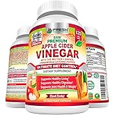 FRESH HEALTHCARE Apple Cider Vinegar Capsules with The Mother - 1740mg Non-GMO Gluten Free ACV Complex with Ceylon Cinnamon, Ginger & Cayenne for Digestion Support & Healthy Living - 120 Vegan Pills