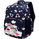 POWOFUN13 inch Kids Toddler Preschool Travel Backpack Cute Cartoon Backpack For Girls Boys Baby