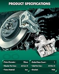 SCITOO Rear Left Brake Caliper With Bracket 19B6650