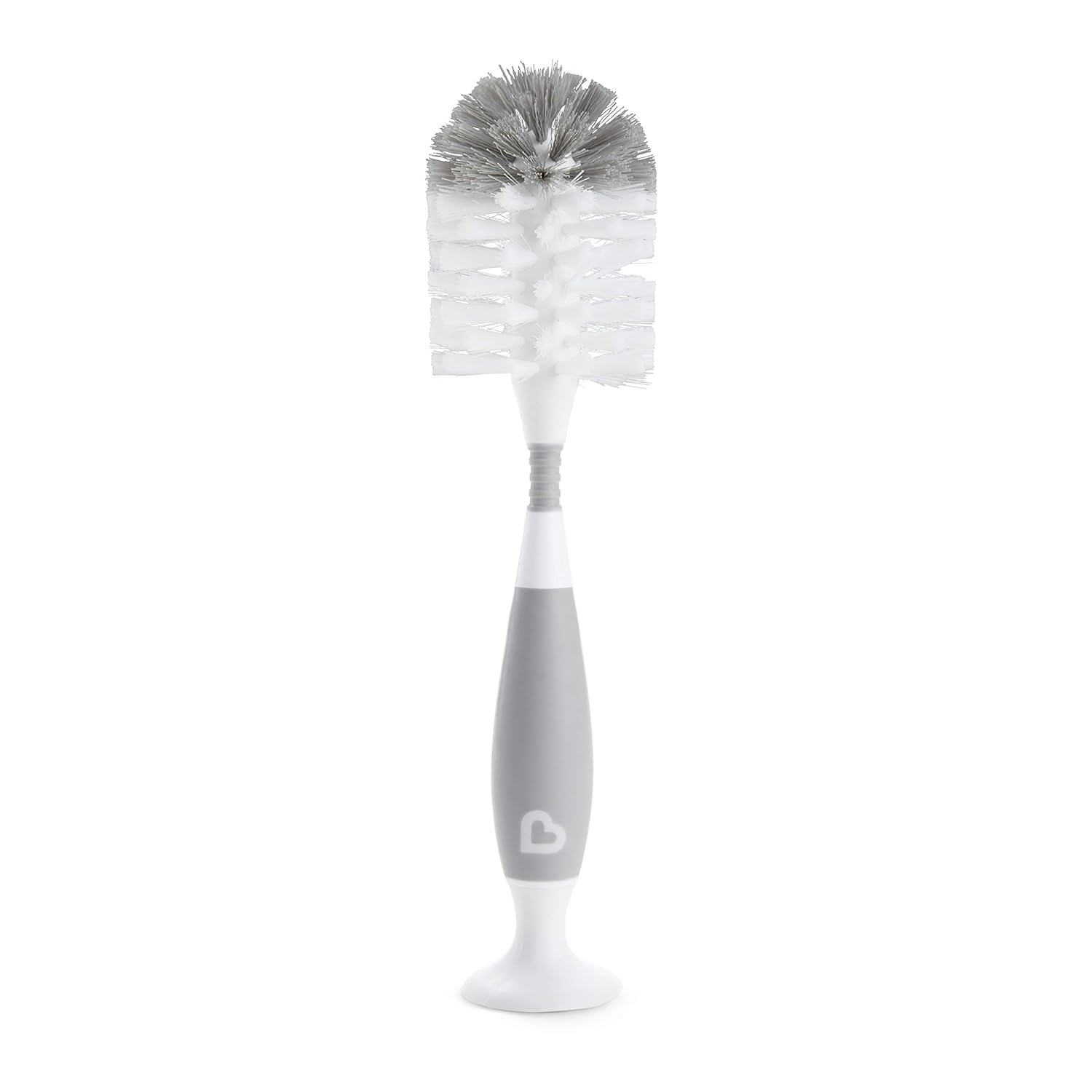 Munchkin Bristle Bottle Brush, Grey : Baby