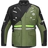 ILM Men's Motorcycle Jacket CE Armored Riding Waterproof Adventure Touring