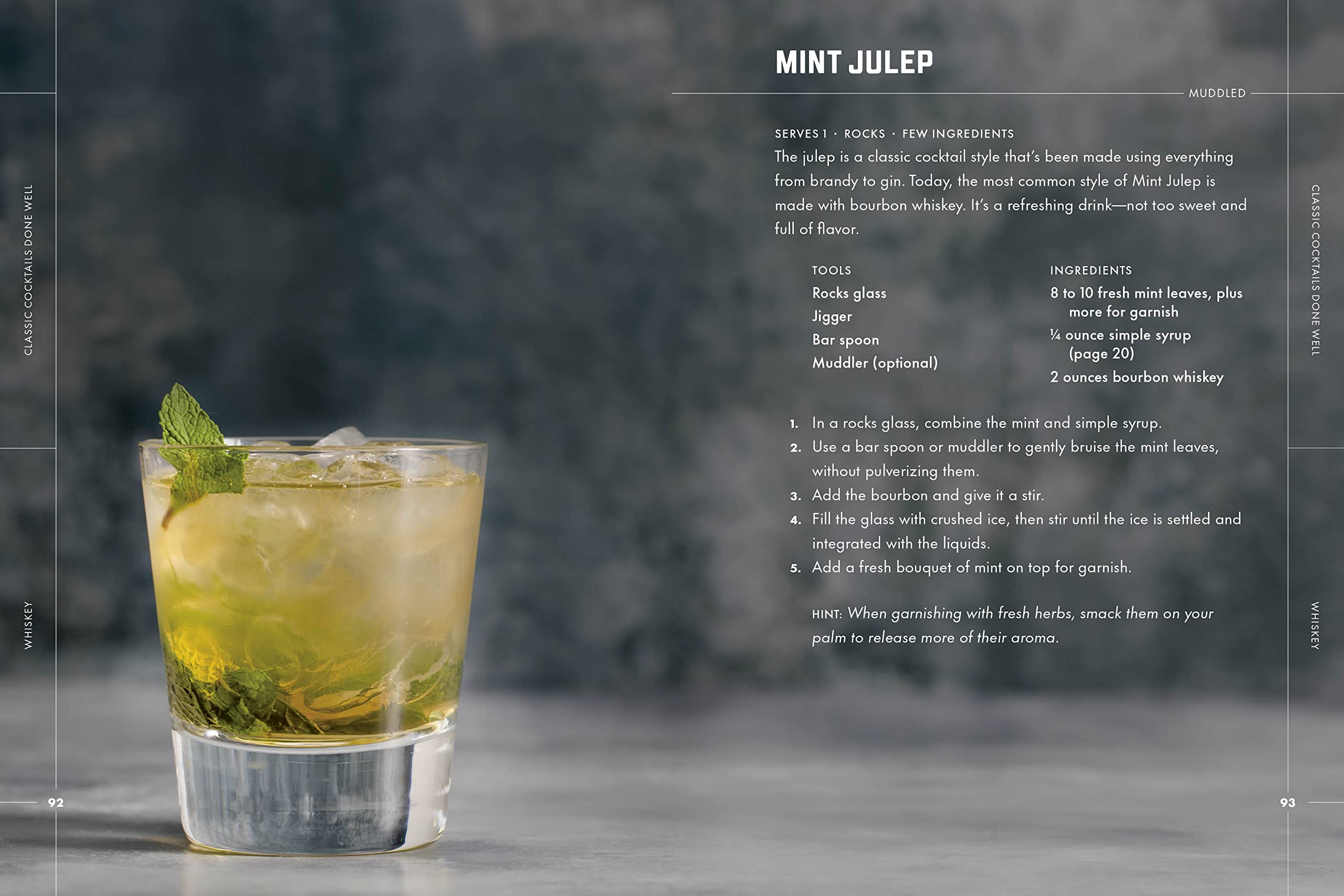 Classic Cocktails Done Well: Tried-and-True Recipes for the Home Bartender