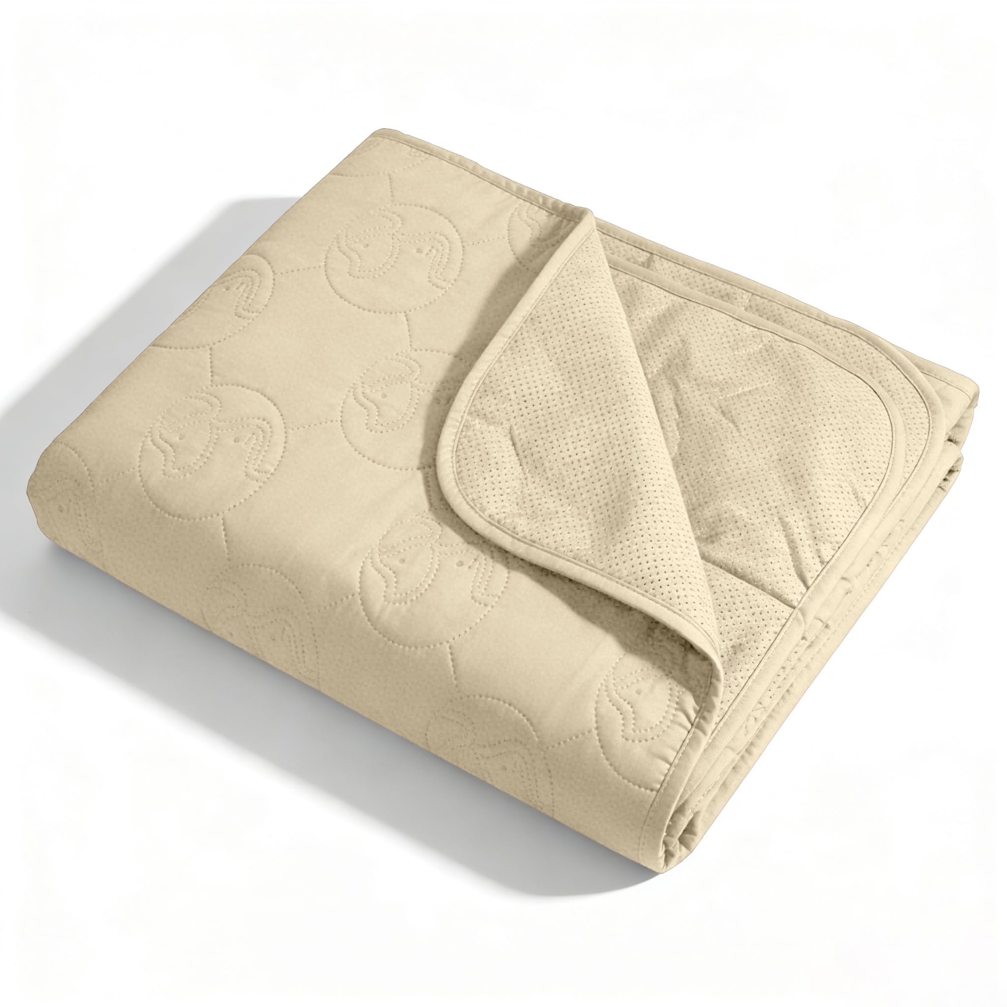 Pawsee Waterproof Pet Blanket, Washable Waterproof Dog Blanket, Waterproof Couch Cover Sofa Throw, Non-slip Bed Protector Mat 203 x 152 cm Latte