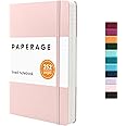 PAPERAGE Lined Journal Notebook, (Blush), 252 Pages, Medium 5.6 inches x 8 inches - 100 GSM Thick Paper, Hardcover
