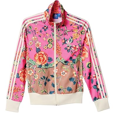 adidas pink floral jacket