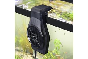 UPETTOOLS Aquarium Chiller Fan – Cooling Fan for Fish Tanks （7-15 Gallons）, Cold Air Circulation System for Shrimp, Coral, Tropical & Saltwater Aquariums