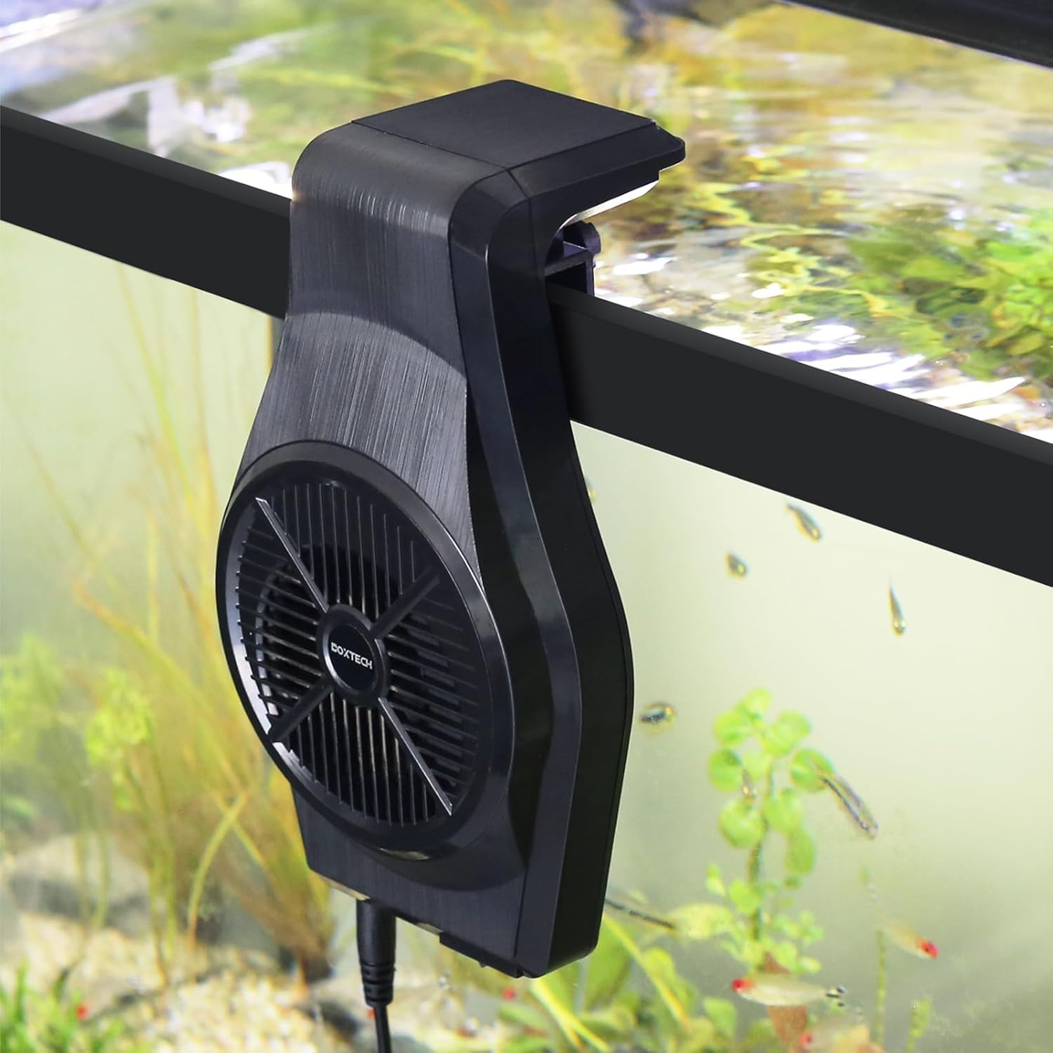 Photo 1 of UPETTOOLS Aquarium Chiller Fan – Cooling Fan for Fish Tanks ?7-15 Gallons?, Cold Air Circulation System for Shrimp, Coral, Tropical & Saltwater Aquariums