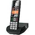 Gigaset Comfort 552 - Elegant Cordless Phone for DECT Base - Made in Germany - Hands-Free Function - Big Phone Book, Titanium-Black