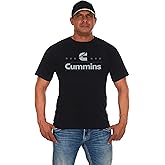 Men's Cummins Diesel Distressed Stars & Bars Crew Neck T-Shirt