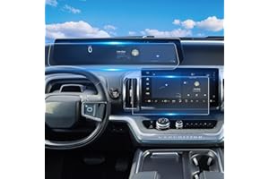 WEIPIN For 2025~2026 Ford Expedition Screen Protector 13.2 Inch Glossy Tempered Glass Touchscreen *1 + 24 Inch Full-Coverage One-Piece Nano Ultra-Tough Dashboard *2 - No More Scratch&Fingerprint