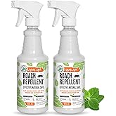 Mighty Mint Peppermint Oil Roach Repellent Spray – Natural Cockroach Killer for Indoor & Outdoor Use – Plant-Based Insect & Pest Control – 16 oz (Pack of 2)