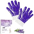 2-Pair Reusable Paraffin Wax Gloves for Hand Spa, Teglu Paraffin Wax Hand Mask for Moisturizing and Hydrating Dry Hand