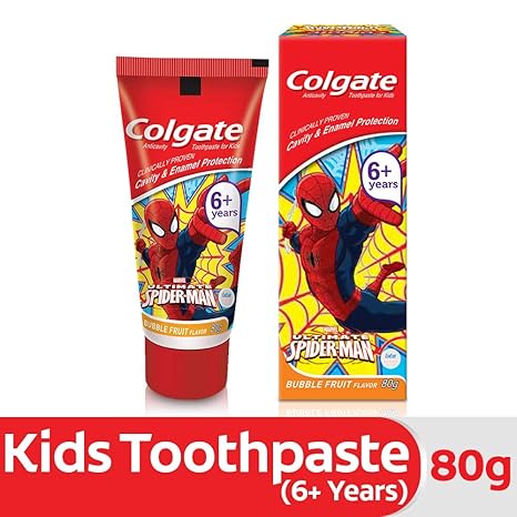 Colgate Anticavity Kids Batman Toothpaste (6+ years), Bubble Fruit flavour  80g