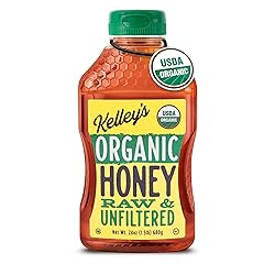 Kelley's 100% Organic Raw & Unfiltered Honey, USDA