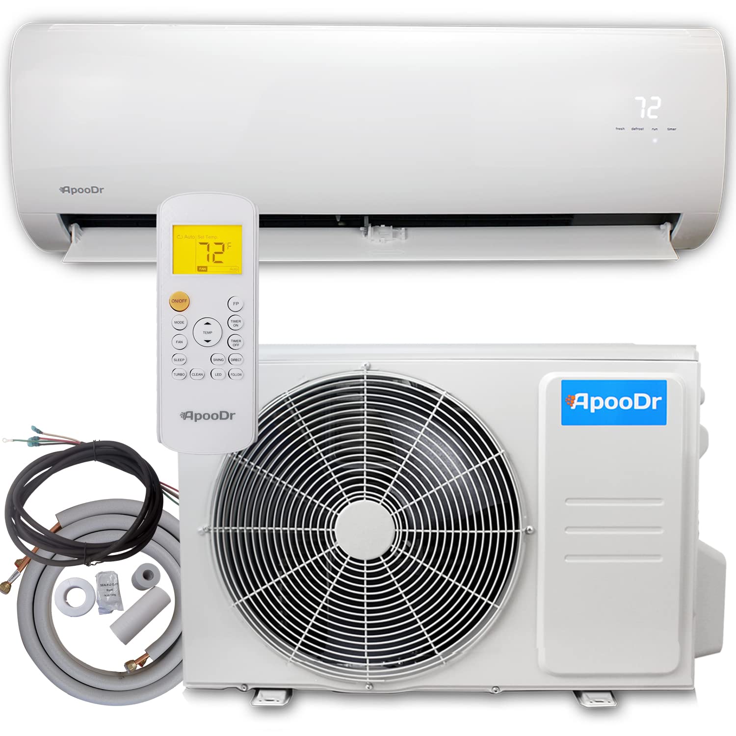 ApooDr 12000 BTU Mini Split Air Conditioner
