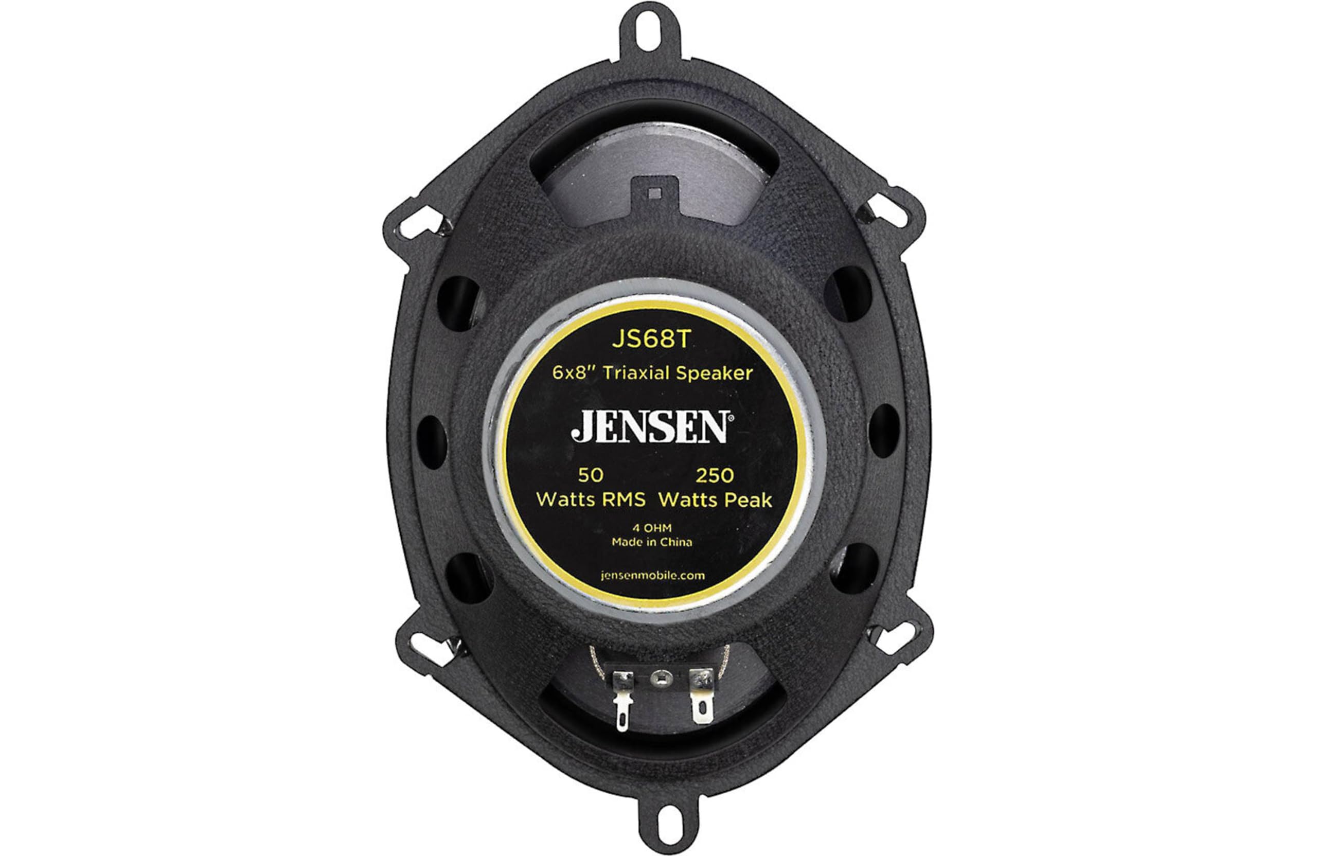 Pair of 5x7 / 6x8 Full Range 50W RMS 4-Ohm Jensen JS68T 3-Way Speakers by Jensen