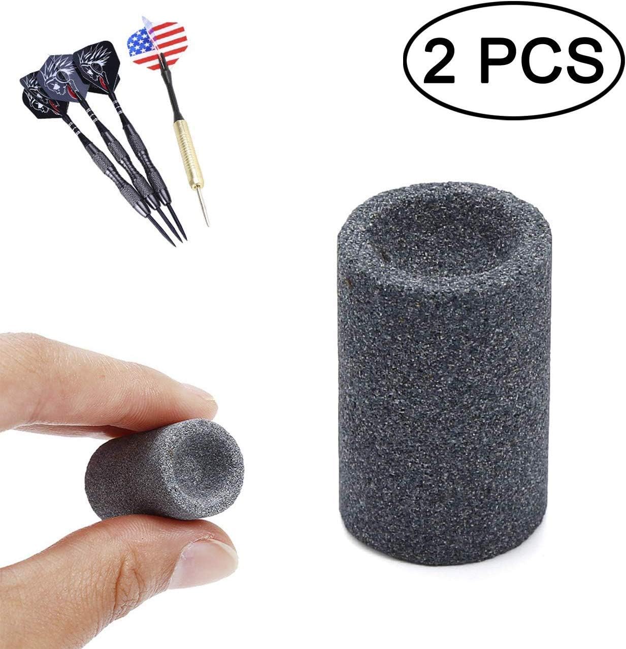 TIHOOD 2PCS Round Special Dart Sharpener Dart Sharpening