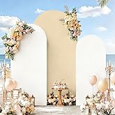 Tinkllicoy Arch Backdrop Cover, Wedding Arch Cover Spandex Fitted Cover for Photography Studio Stretchy Backdrop Cover for Bi