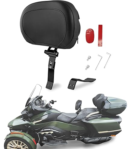 Custooto Detachable Passenger Backrest Sissy Bar Copatible With 2018