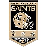 WinCraft New Orleans Saints Heritage History Banner Pennant
