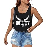 Womens Sexy Crop Tops Loose Fit Cropped Tank Tops for Teen Girls