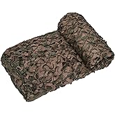 CamoSystems Basic Series Military Spec Camouflage Net with Mesh Netting Attached, Large, 9'10" x 19'8"L, Original Camo - Green/Brown