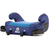 Diono Solana 2 XL 2022, Dual Latch Connectors, Lightweight Backless Belt-Positioning Booster Car Seat, 8 Years 1 Booster Seat, Blue