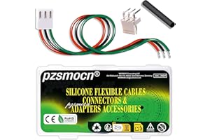 pzsmocn 15 Sets/60 Pcs JST VH SMT 3.96mm Pitch 3 Pin 22AWG Silicone Cable Plug Socket Extension Cord Terminal Adapter Accessories Kit, Female Connector with Pre-Crimped Wire 20cm and Male Housing