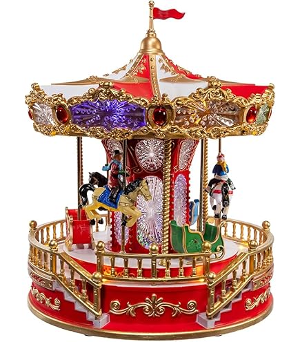 Amazon.com: Mr. Christmas Triple Decker Carousel : Home & Kitchen