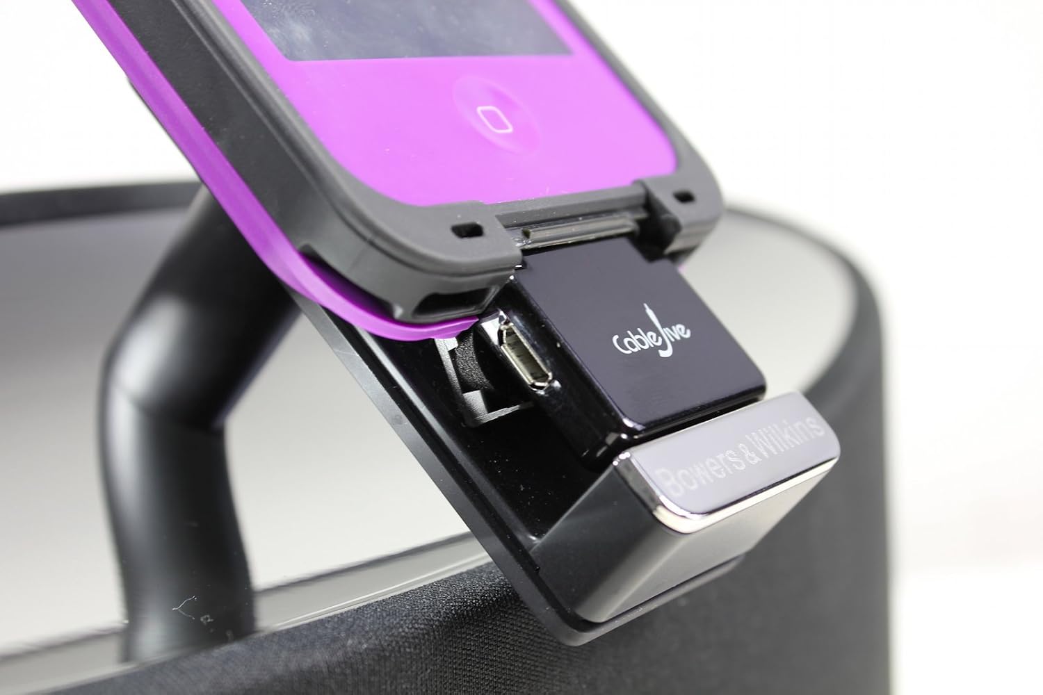 CableJive dockStubz Charge Converter and 30-pin Pass Through Adapter for iPhone iPod, and iPad, black - Image 3