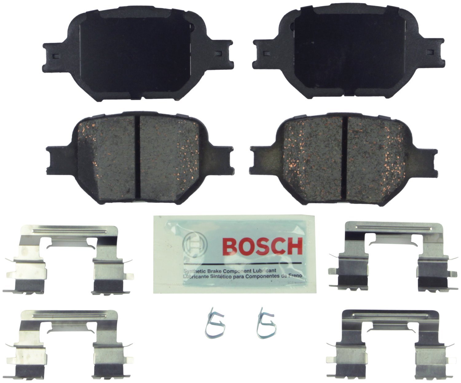 Photo 1 of BOSCH BE817H Blue Ceramic Disc Brake Pad Set With Hardware - Compatible With Select Scion tC; Toyota Celica; FRONT