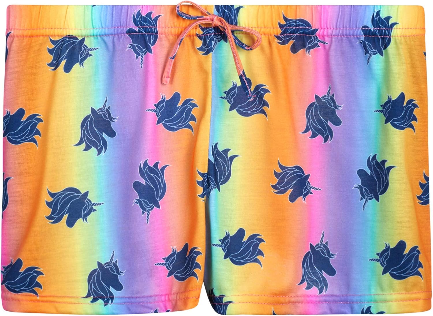 dELiAs Girls’ Pajama Set – 6 Piece Nightshirt, Tee, and Shorts (Little/Big Girl), Size 14/16, Unicorn Squad/Dreamer: Clothing
