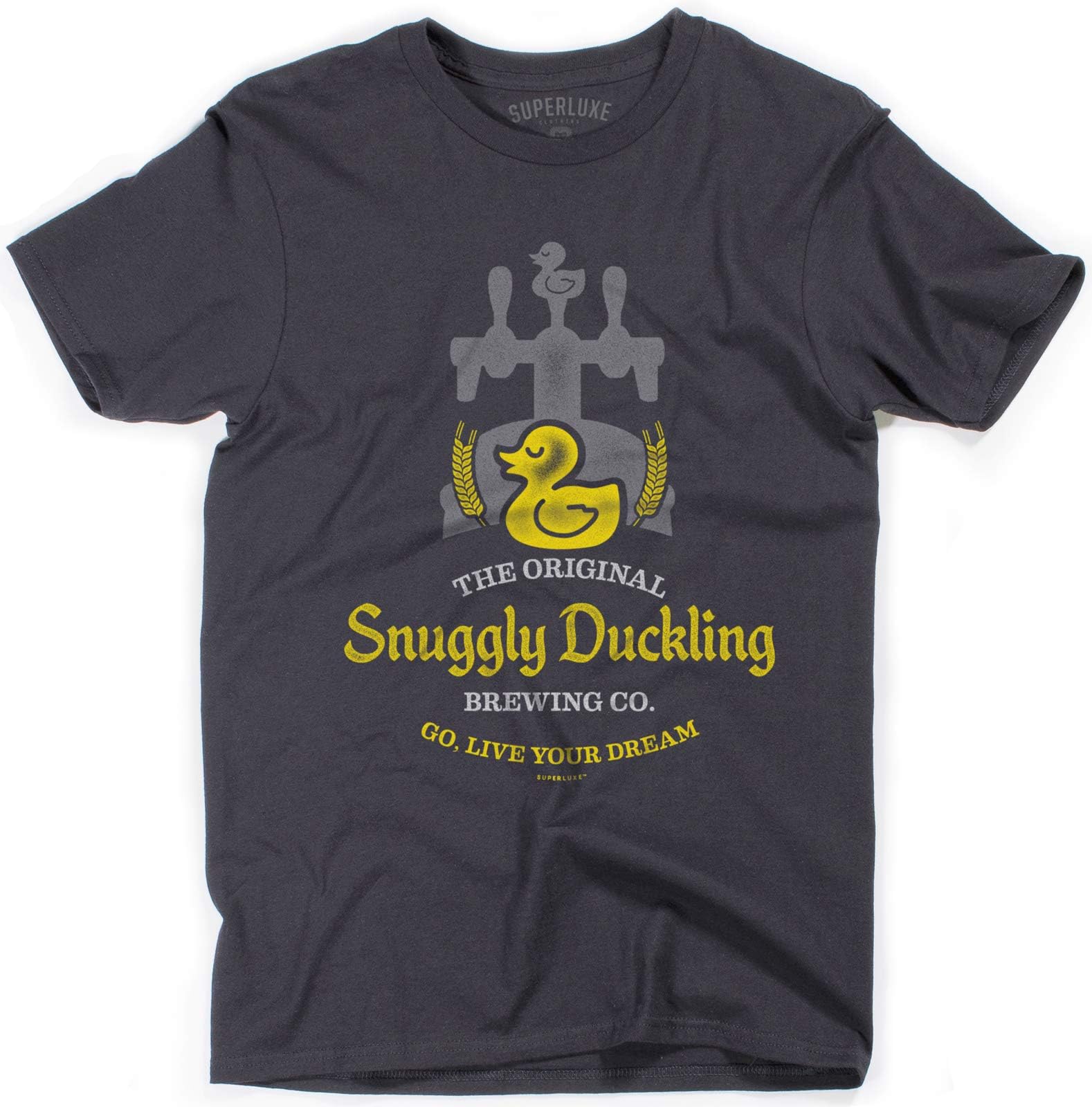 Superluxe Clothing Mens/Unisex Snuggly Duckling Brewing Company T-Shirt