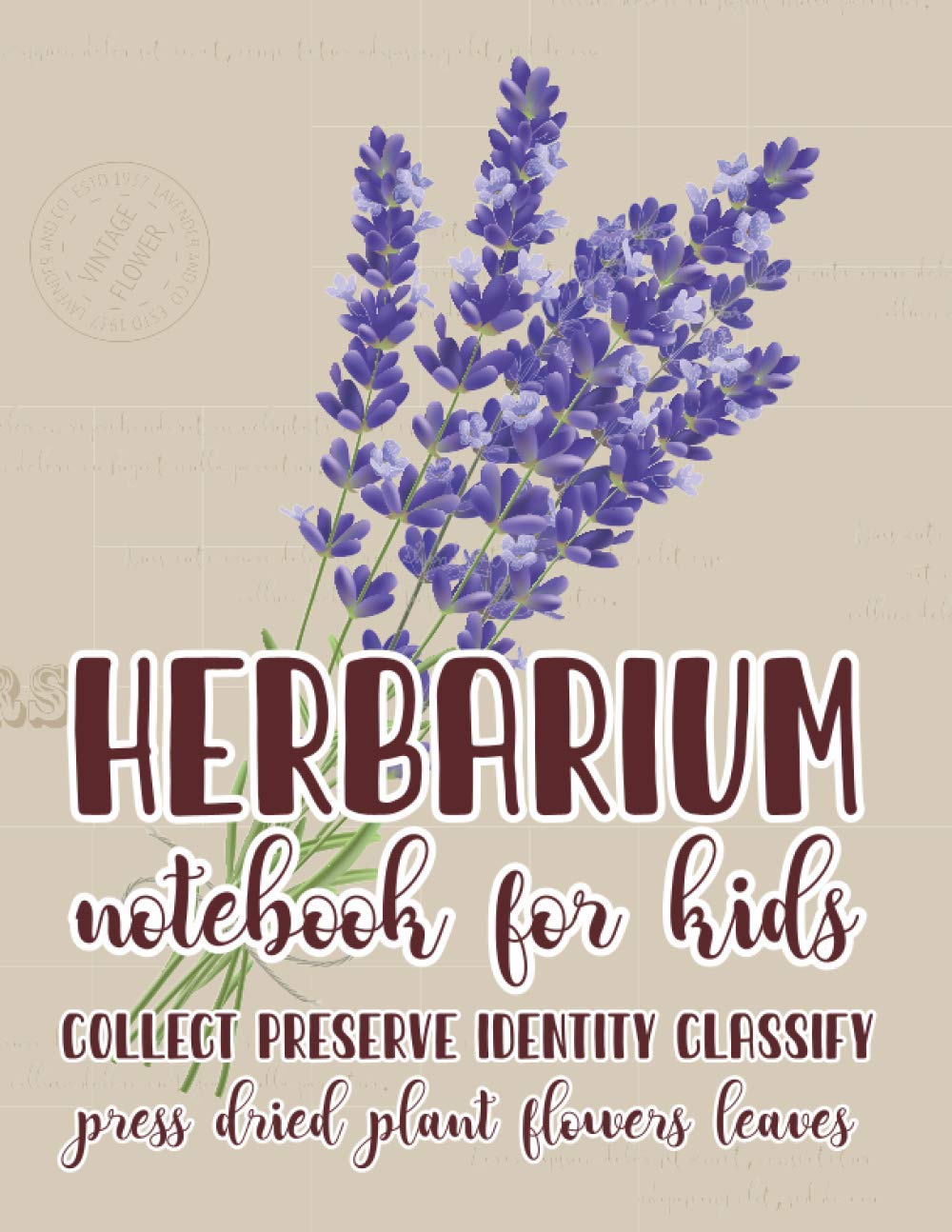 HERBARIUM NOTEBOOK FOR KIDS COLLECT PRESERVE