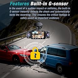 4 Channel 2.5K Dash Cam Front Rear Left