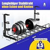 Xpatee Under Desk Cable Management Tray 2 Pack No Drill No Screws Black view 6
