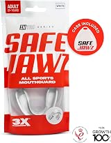 SAFEJAWZ Mouthguard Slim Fit Adults Juniors with Case – JawSecure Anti-Gag view 6