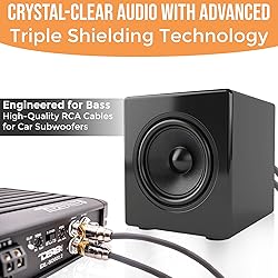 Elite Audio Pro Series 20ft. 2-Channel Car Audio