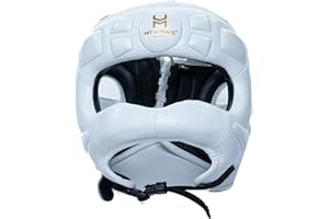 HIT N MOVE® Air Armor Face Saver Boxing Headgear for Men and Women, Lightweight Protective Gear for MMA, Kickboxing, Martial Arts, Training & Sparring and Combat