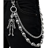 Miglaja Wallet Chain -Chains for Pants Jeans Purse Bag, Punk Gothic Style，Suitable for Parties/Stage Performances/Everyday Wear, emo Y2K Goth Accessories