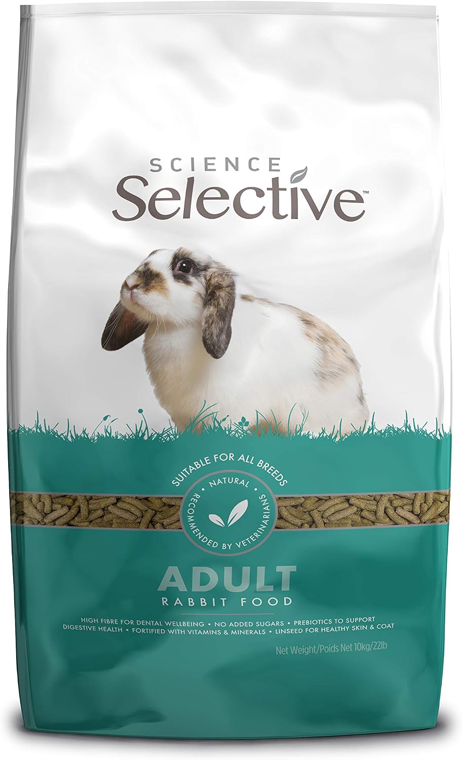 Supreme Science Selective Rabbit Aniseed & Fenugreek 10kg, Clear, 10 kg (Pack of 1)