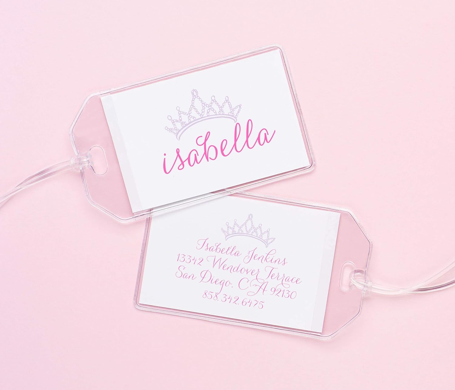 personalized backpack tags