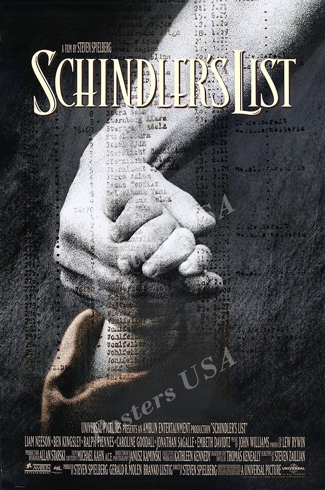 Posters USA - Schindlers List Movie Movie Poster GLOSSY FINISH - MOV114 (24" x 36" (61cm x 91.5cm))